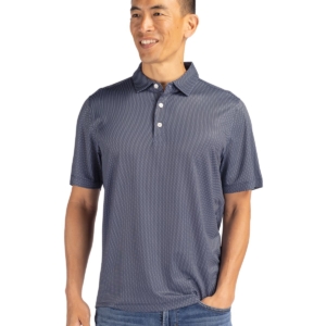 Men’s Cutter & Buck Pike Eco Symmetry Print Stretch Polo