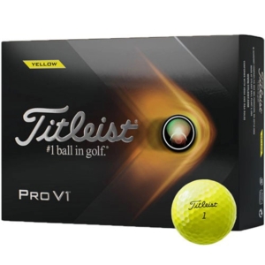Titleist Pro V1 Yellow Golf Ball & New Era Hat Combo